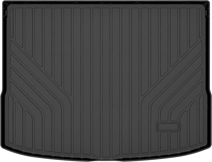 All Weather Cargo Mat Fit for Kia NIRO 2026-2023 (Not for PHEV or EV) TPE Rubber Cargo Liner Set NIRO Accessories All Season Guard Odorless Anti-Slip Trunk Tray Black
