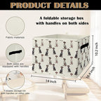 German Shorthaired Pointer Gifts Storage Bins & Boxes with Handles,Dog Foldable Basket for Organizing Dog Lovers Collapsible 