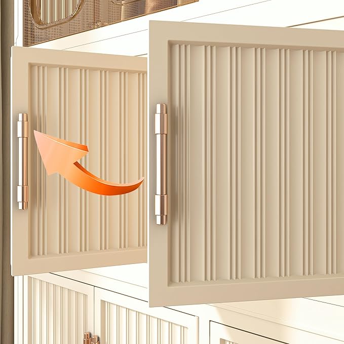 Montary Portable Wardrobe Kids Closet Storage Organizer for Clothes, Children's Wardrobe Closet with 17 Magnetic Doors-17 Cub