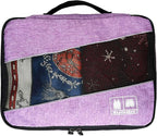 5 Set Packing Cubes for Travel Large Suitcase Luggage Organizer Bags Travel Accessories Vacation 4 Cubes 1 Laundry Pouch Bag