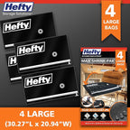 Hefty MAX Shrink-Pak Vacuum Seal Storage Bags for Clothing, Travel, Bedding | Tear & Water Resistant, Dual-Valve Space Saver 
