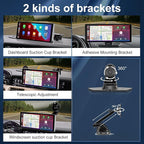 Carplay Screen for Car,10.26" HD Car Stereo for Apple Carplay & Android Auto -with Rotatable 4K Dash Cam & HD Backup Camera, 