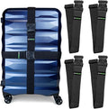Untethered Luggage Straps | TSA-Approved Suitcase Belts with Heavy-Duty Buckles. Secure Adjustable Travel Accessories for Che