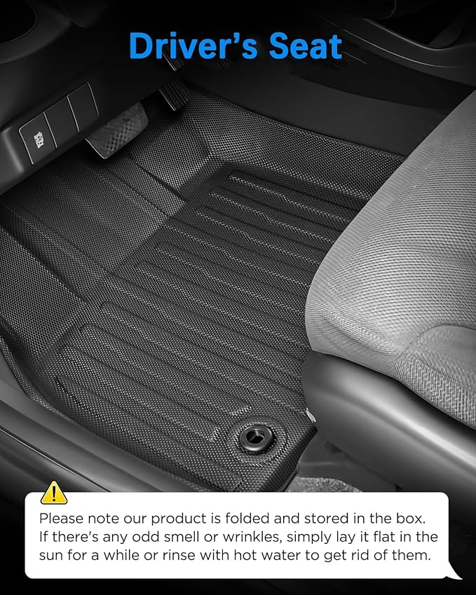 Floor Mats Cargo Liner for Honda Fit 2009-2013 All Weather Protector Heavy Duty TPE Waterproof Anti-Slip Tech Trunk Mats for Honda Fit 2009 2010 2011 2012 2013 Car Accessories