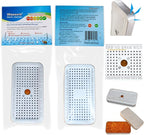 Silica Gel Canister, 40 Gram 150 Pack Silica Gel Desiccant Canister (Orange to Green), Reusable Desiccant Dehumidifier