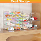 ARSTPEOE Acrylic Organizer with 6 Drawers, Bathroom Counter Organizer, Makeup Desk Organizers, Office Supplies, Storage Drawe