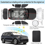 TINGLU Window Shades for Kia Telluride 2020 2021 2022 2023 2024 2025 Accessories Car Side Full Windows Rear Triangular Windshield Sun Shade Sun UV Rays & Privacy Protection for Camping 8PCS