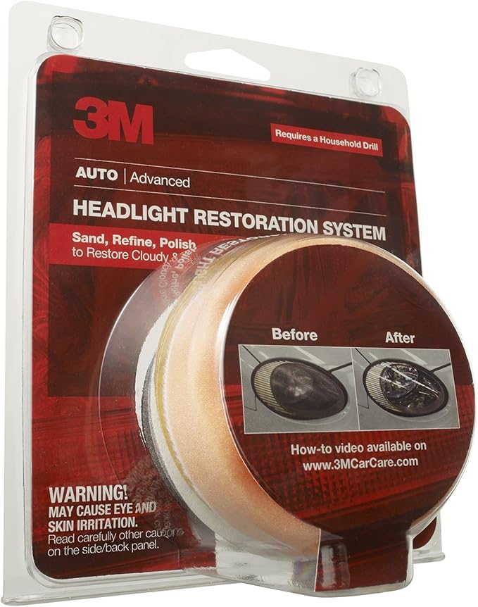 3M 39008 Headlight Lens Restoration System 2-Pack