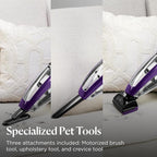 Bissell Pet Hair Eraser Cordless Hand Vacuum, Lithium Ion, Home, Auto, and Pet Vacuum, Easy-Empty Dirt Bin, Upholstery Tool, 