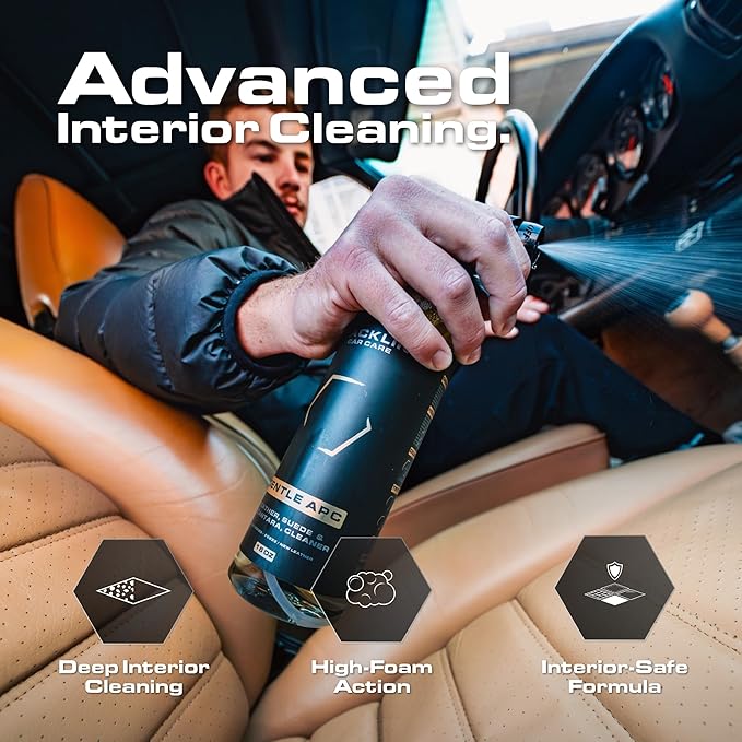 Blackline Car Care - Gentle APC - Streak free total Interior Cleaner and Protectant, Safe for Cars, Motorcycles & More. Leath