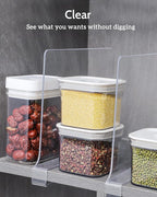 Clear Acrylic Shelf Dividers, Closet Shelf Divider and Closet Separator for Organization in Bedroom, Kitchen and Office Plast