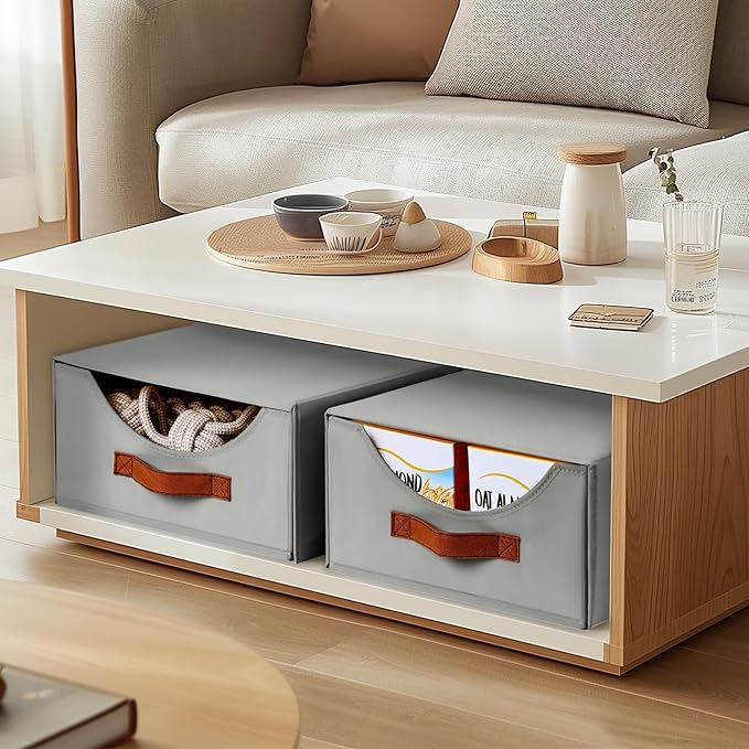 Homsorout Large Closet Organizers - Closet Storage Drawers for Clothes, Fabric Sotrage Bins with Handle, Collapsible Organize