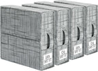 SUOCO SheetCube Bed Sheet Organizers and Storage 4 Pack, Foldable Linen Closet Organizer, Bedding Folder Storage Box Containe