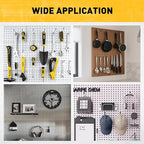ELEAD 105-Piece 2 Inch Pegboard Hooks, Heavy Duty Peg Board Organizer Accessories, Peg Board Tool Hangers Fit for 1/4" and 1/