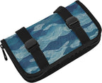 Car Tissue Holder Car Visor Organizer Tissue Box Holder for Car Sun Visor Organizer with Car Vehicle Accessories Essentials Interior for Women Men TealBlue WaveRidge FineLines LayeredWaves