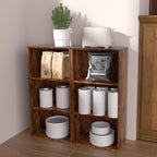 Wooden 3 Cube Storage Organizer, 3 Tier Low Bookcase Freestanding Storage Display Organizer,Versatile Cubes Shelf and Cubby U