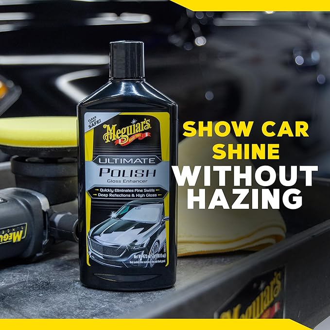 Meguiar's G19216EU Ultimate Car Polish Pre-Waxing Glaze 473ml. For deep reflections and maximum gloss