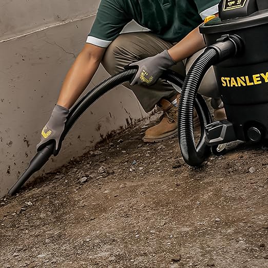 STANLEY 12 Gallon 5.5 Peak HP Wet/Dry Vacuum, 3 in 1 Shop Vacuum Blower,1-7/8"x6 Hose, Range for Garage, Carpet Clean, Worksh
