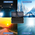 VisorMate 2.0 by DrivenVision – Car Visor Extender for Driver Side, Polarized Auto Sun Visor Extension with Side Panel, Sun Visor Extender for Car, SUV, Short People & Sun Glare Blocking