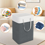 TasticTotes laundry basket 3-Pack, laundry hamper, Hamper with handles, collapsible laundry baskets, Waterproof dirty clothes