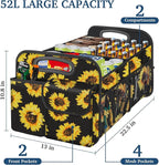 Femuar Car Trunk Organizer, Car Storage Organizer with Large Capacity Waterproof Collapsible Trunk Organizer for Car Suv/Jeep/Sedan