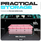 FORTEM Trunk Organizer with Cooler For SUV Car Trunk, Foldable Storage, Car Accessories for Women Men, Collapsible Bag, Perfect