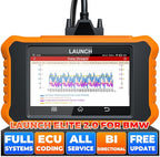 LAUNCH Creader Elite V2.0 for BMW OBD2 Scanner, 2026 Full Systems Bi-Directional Scan Tool, All Reset Services, ECU Code,