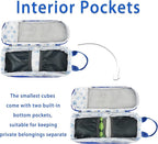 7 Pcs Compression Packing Cubes for Travel Luggage, Lightweight Suitcase Organizer Bags Set, Compression Packaging Cube for T