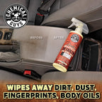 Chemical Guys Leather Quick Detailer - Interior Cleaner and Conditioner for Natural, Synthetic, Pleather, and More, Safe for 