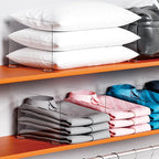 Yieach 8 Pack Acrylic Shelf Dividers for Closet Organization - Suitable for All Cupboard,Wood Shelves -Clear Closet Dividers 