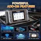 2026 FOXWELL NT614 Elite OBD2 Scanner with 5 Resets ABS Bleeding, SAS Calibration, Oil, EPB, Throttle, Upgrade of NT604 Code