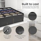 Reli. Sock Organizer (4 Pack) | 16+24 Cell Underwear Organizer | Drawer Dividers for Underwear, Socks, Ties, Belt | Foldable 
