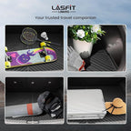 LASFIT Cargo Mat for KIA NIRO EV 2025 2024 2023 (Fit EV & Hybrid, Not Fit PHEV), All Weather TPE Custom Fit Easy Clean Car Trunk Mat for Kia NIRO EV 2023-2025 Cargo Liner, Black