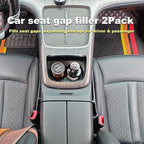 Car Seat Gap Filler 2 Pack with Organizer Hook Function & Car Glass Breaker,Prevents Small Items Tools from Falling Gap Stopper Seat Side Gap Filler for All Cars