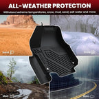 LASFIT Floor Mats for Chrysler Pacifica 2017-2026, All-Weather TPE Floor Liners & Trunk Cargo Mats Accessory for Pacifica/Voyager (7-Seater,Non Hybrid
