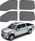 ZATOOTO Car Window Shades for Ford F150 2016-2024, 4 Pack F150 Sun Shade Side Window, Breathable Mesh Car Window Screen for Camping Napping Baby UV Protection
