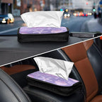 Car Tissue Holder Car Visor Organizer Tissue Box Holder for Car Sun Visor Organizer with Car Vehicle Accessories Essentials Interior for Women Men Purple 67 Mermaid Seashell Starfish