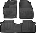 Husky Liners Weatherbeater Floor Mats | Fits 2015 Toyota Prius | Front & 2nd Row, 3-pc Black - 99511