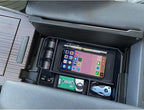 TOPINSTALL Center Console Organizer Compatible with 2021-2026 Toyota Sienna Accessories, Armrest Box Secondary Storage Tray Coin Container ABS Plastic-Black