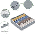Joyoldelf Sock Drawer Organizer Divider Underwear Organizer 16-cell Fabric Dresser Drawer Organizers Storage Boxes for Socks 