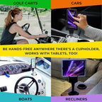 Cup Holder Phone Holder Mount for Car - Universal Adjustable Expander Cradle Hands-Free Driving - Compatible with All Smartphones Car Mount for iPhone Samsung Google Android Mobile Black 2-Pack