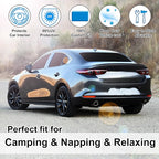 TINGLU Window Shades for Mazda 3 2019-2026 Accessories Car Side Full Windows Rear Triangular Windshield Sun Shade Sun UV Rays & Privacy Protection for Camping 8PCS