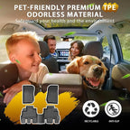 Powerty Floor Mats for Jeep Wrangler JK 2014-2018 Unlimited 4-Door (NOT for JL or 2-Door) All Weather TPE Custom Fit Car Mats Floor Liners 1st & 2nd Row, Black
