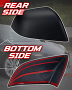 Side Mirror Caps Cover Compatible with Tesla Model 3 2017 2018 2019 2020 2021 2022 2023 2024 2025 Matte Black Mirror Covers