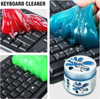 DNA MOTORING 3 Pack Car Cleaning Gels Auto Detailing Tools Cleaning Putty Car Interior Cleaner, Car Jelly Cleaner, Keyboard C