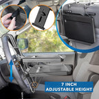Mount-It! Car Table Tray with Adjustable Height and Tilt | Car Desk for Laptop FITS on Any Car Model and Steering Wheel | Holds Food, Drinks, Laptops, Tablets, Books and More! -