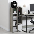 Furinno LUDER Book Shelf, 7-Cube Bookshelf, Bookcase with Open Shelves, 9.4 x 19.5 x 41.7, Easy Assembly, for Living Room, Be