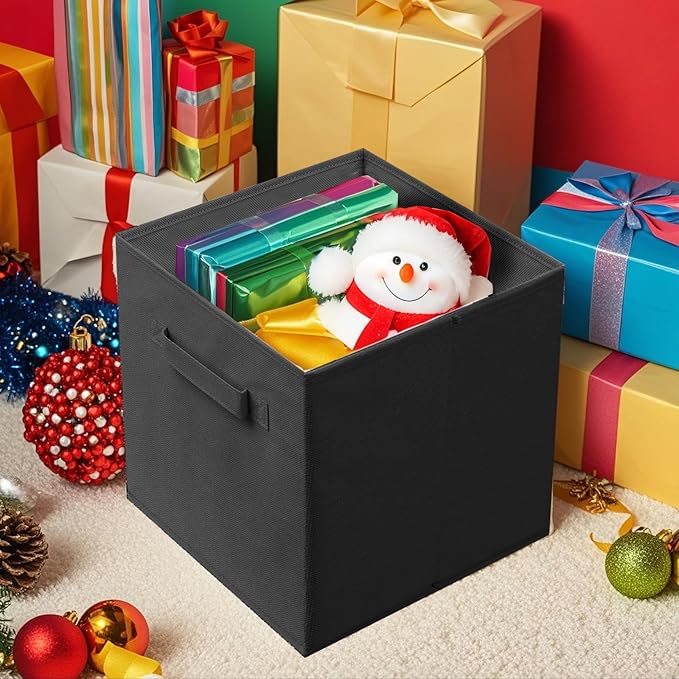 ShellKingdom Storage Bins, Foldable Fabric Storage Cubes And Cloth Storage Organizer Drawer For Closet And Toys Storage, 2 Pa