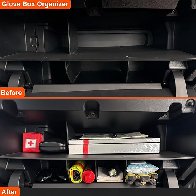 Vehicle OCD – Glove Box Organizer for Toyota 4Runner (2025-2026) – Made in USA – SLX199