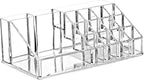Ikee Design 5 Pcs Set Acrylic Makeup Organizer with 15 Drawers and Removable Top Lipstick Holders, Ideal for Make-up, Accesso